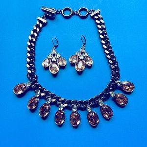 Givenchy Statement Necklace with Matching Earrings